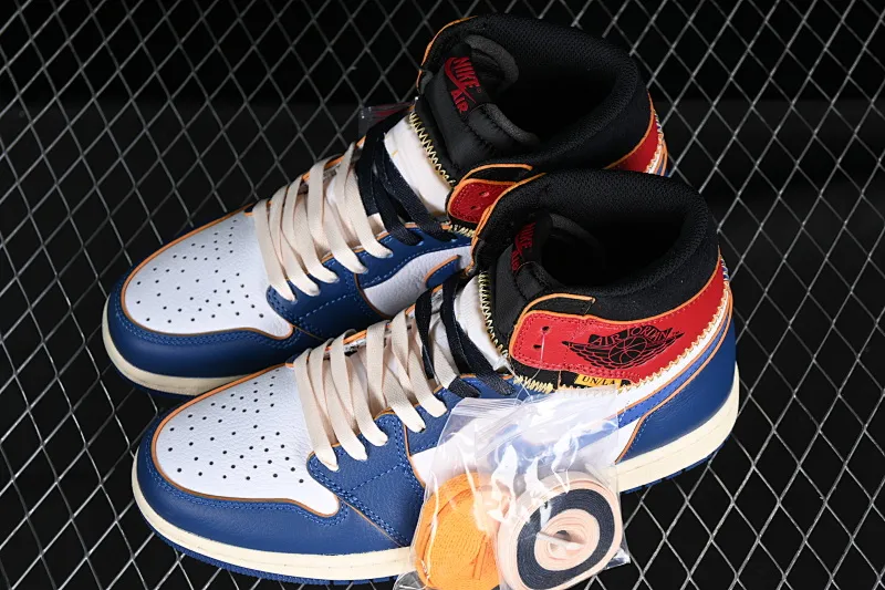 All categories Air Jordan Jordan series basketball shoes Air Jordan 1 High Air Jordan 1 x Union AJ1 Joe 1 limited edition four-color deconstruction stitching basketball shoes BV1300-146